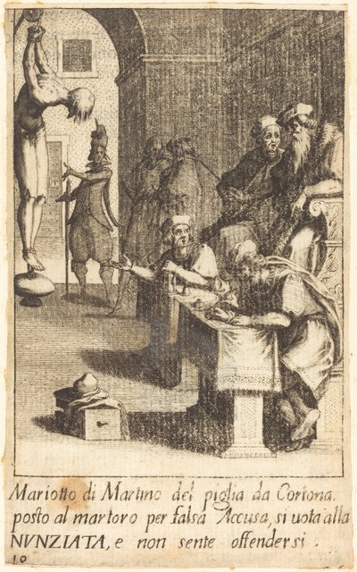 Mariotto di Martino, 1619. tekijältä Jacques Callot