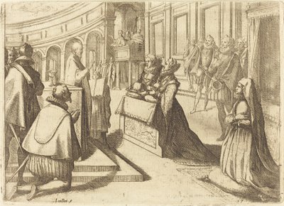 Itävallan Margaretan ja Filip III:n avioliitto tekijältä Jacques Callot