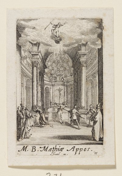 Apostoli Matteus tekijältä Jacques Callot