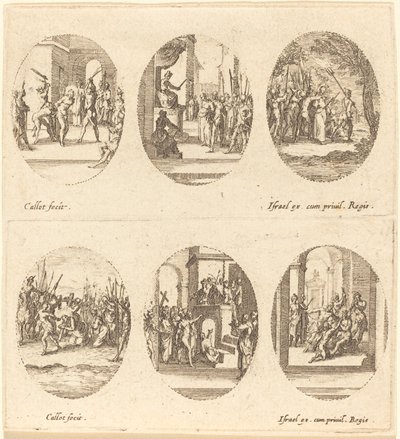Passion mysteerit, n. 1631. tekijältä Jacques Callot