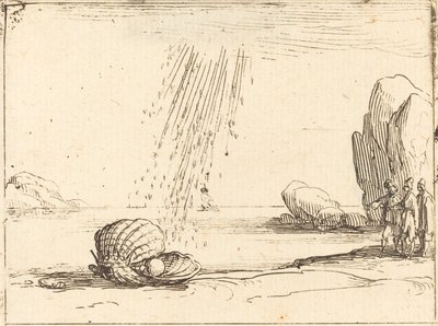 Osteri helmen kanssa tekijältä Jacques Callot