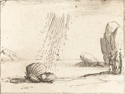 Osteri helmen kanssa tekijältä Jacques Callot
