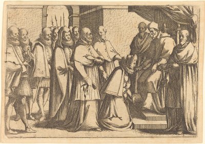 Paavin yleisö tekijältä Jacques Callot