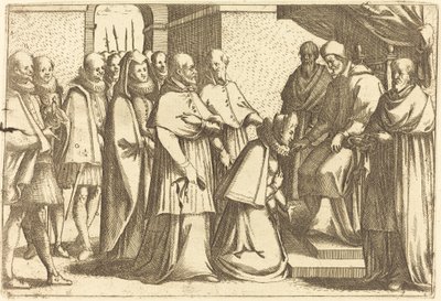 Paavin yleisö tekijältä Jacques Callot