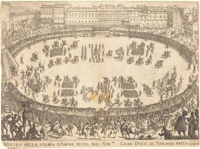 Paraati amfiteatterissa tekijältä Jacques Callot