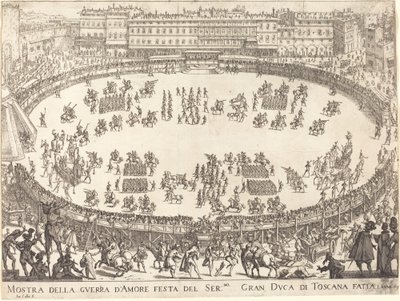 Paraati amfiteatterissa tekijältä Jacques Callot