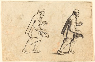 Talonpoika hattu kädessä tekijältä Jacques Callot