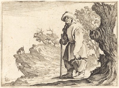 Talonpoika säkin kanssa tekijältä Jacques Callot