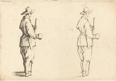Talonpoika kupin kanssa tekijältä Jacques Callot