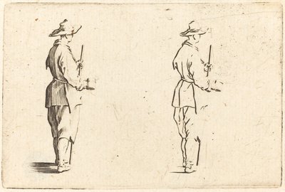 Talonpoika kupin kanssa tekijältä Jacques Callot