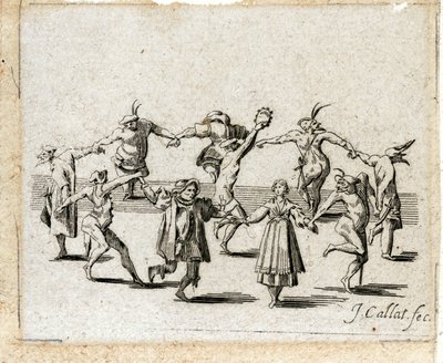 Talonpoikien tanssi tekijältä Jacques Callot