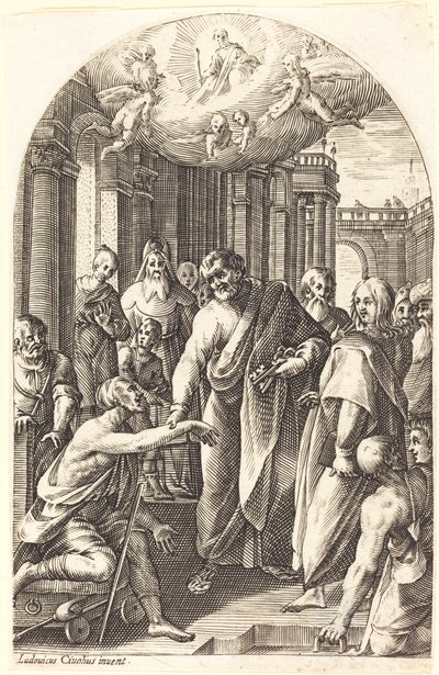 Pietari ja Johannes parantavat rampoja tekijältä Jacques Callot