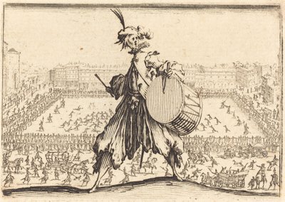 Piazza Santa Croce, Firenze tekijältä Jacques Callot