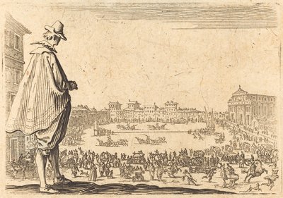 Piazza Santa Maria Novella, Firenze, n. 1622. tekijältä Jacques Callot