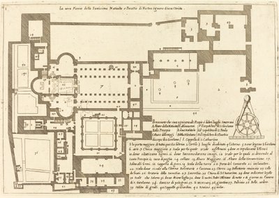 Pyhän syntymän kirkon suunnitelma tekijältä Jacques Callot
