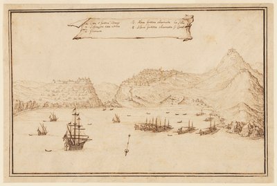 Planometrinen näkymä Oranista, Algeriasta tekijältä Jacques Callot