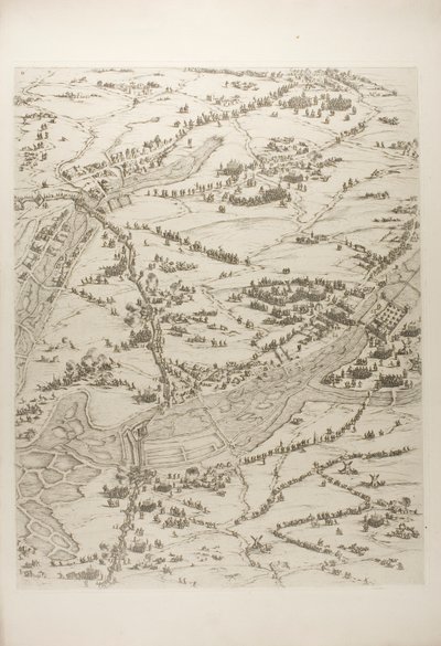 Kolmas levy La Rochellen piirityksestä tekijältä Jacques Callot