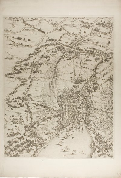 Levy kaksi La Rochellen piirityksestä tekijältä Jacques Callot