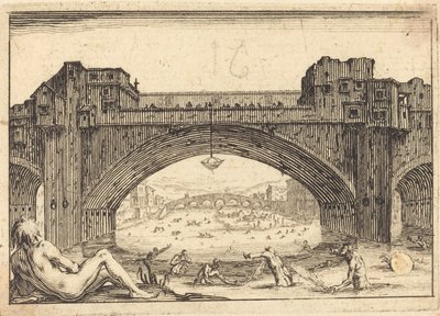 Ponte Vecchio, Firenze tekijältä Jacques Callot