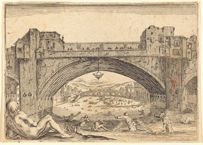 Ponte Vecchio, Firenze tekijältä Jacques Callot
