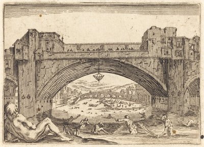 Ponte Vecchio, Firenze tekijältä Jacques Callot