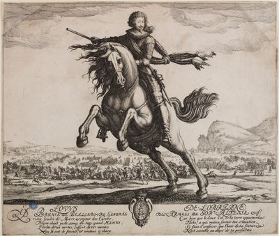 Phalsbourgin prinssin muotokuva (Lieure 505, Meaume 508) tekijältä Jacques Callot