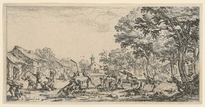 Maanviljelijöiden kosto tekijältä Jacques Callot