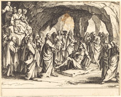 Resurrecció de Làzaro finlandès tekijältä Jacques Callot