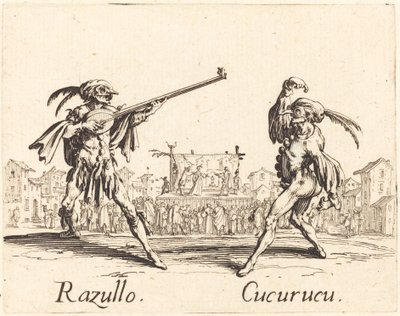 Razullo ja Cucurucu tekijältä Jacques Callot