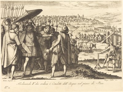 Pisan akveduktin entisöinti tekijältä Jacques Callot