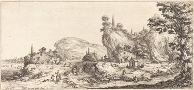 Paluu metsästä kotiin, luultavasti n. 1630. tekijältä Jacques Callot