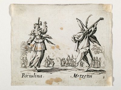 Riculina ja Metzetin, Commedia dell