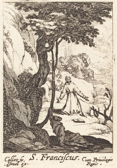 Pyhä Franciscus tekijältä Jacques Callot