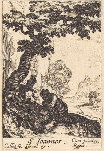 Pyhä Johannes Kastaja tekijältä Jacques Callot