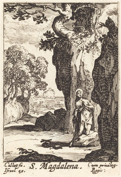 Pyhä Maria Magdaleena. tekijältä Jacques Callot