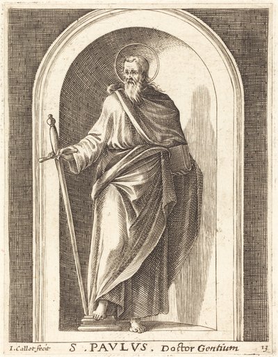 Pyhä Paavali tekijältä Jacques Callot