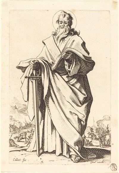 Pyhä Paavali tekijältä Jacques Callot