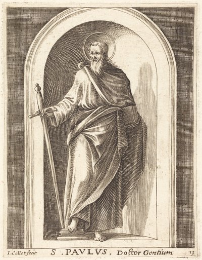 Pyhä Paavali tekijältä Jacques Callot