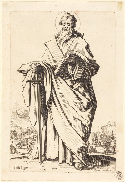 Pyhä Paavali tekijältä Jacques Callot