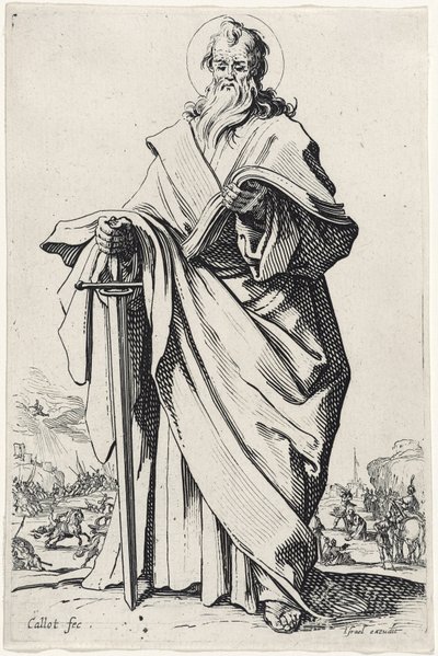 Pyhä Paavali Suurista apostoleista, 1631 tekijältä Jacques Callot