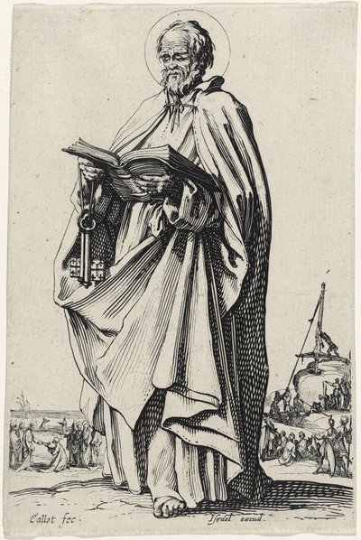 Pyhä Pietari suurista apostoleista, 1631 tekijältä Jacques Callot