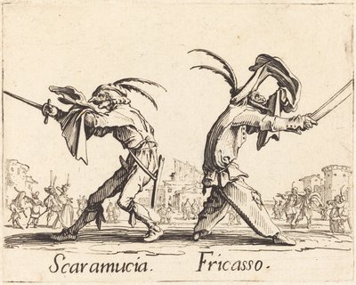 Scaramucia ja Fricasso tekijältä Jacques Callot