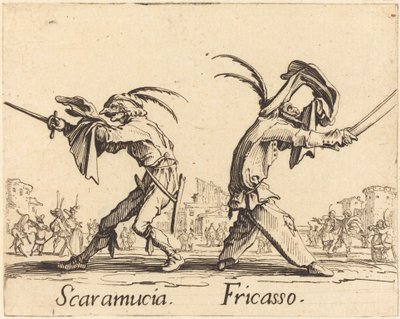 Scaramucia ja Fricasso tekijältä Jacques Callot