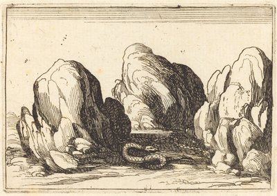 Käärme, 1628. tekijältä Jacques Callot