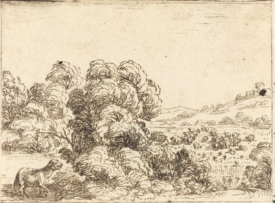 Lampaat kutsuvat lammasta tekijältä Jacques Callot
