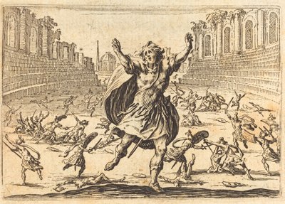 Kahakka roomalaisessa sirkuksessa tekijältä Jacques Callot
