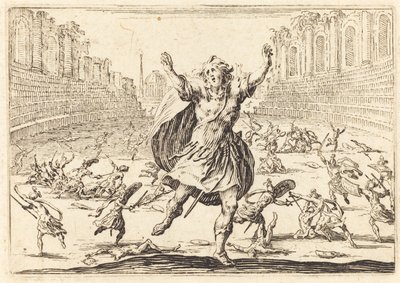 Kahakka roomalaisessa sirkuksessa tekijältä Jacques Callot