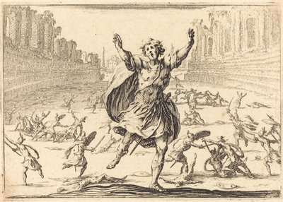 Kahakka roomalaisessa sirkuksessa tekijältä Jacques Callot