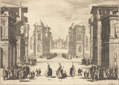 Suleiman, näytös I tekijältä Jacques Callot