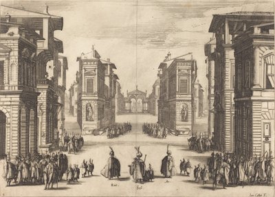 Suleiman, näytös I tekijältä Jacques Callot